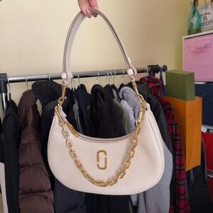Marc Jacobs the curve bag in cloud white y2k shoulder bag